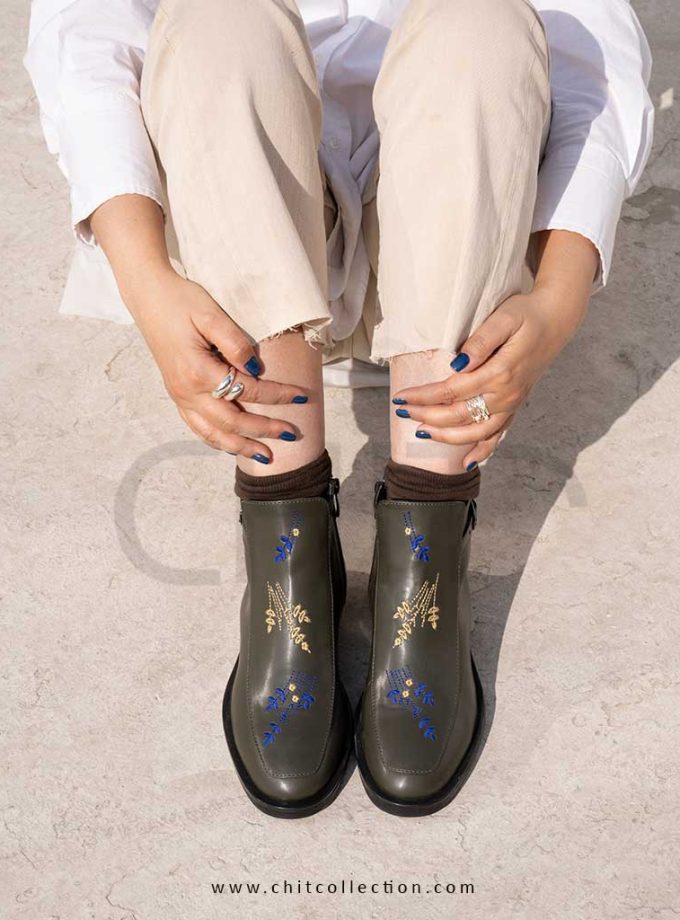 نیم بوت گندم سبز