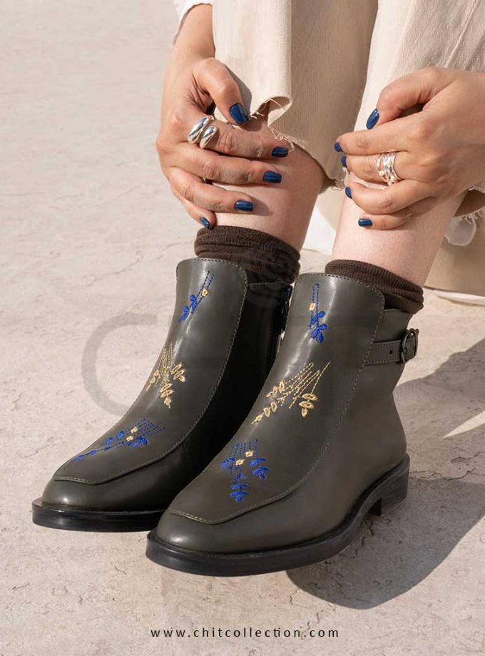 نیم بوت گندم سبز